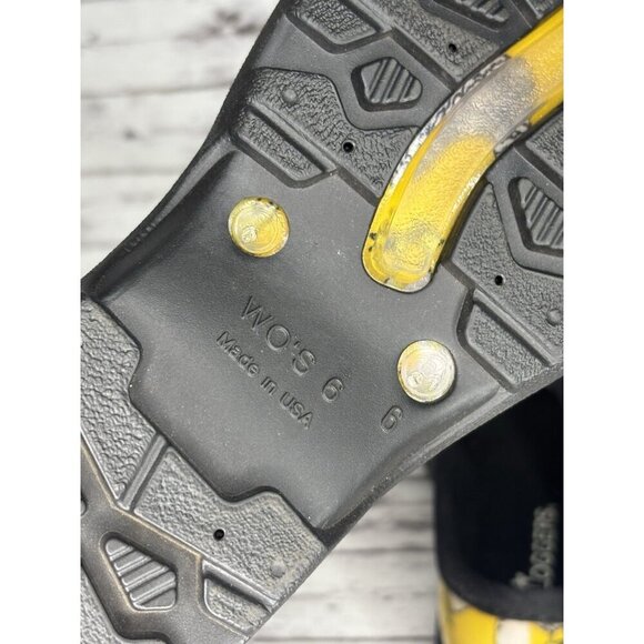 Sloggers Chicken Yellow Waterproof Slip On Garden Rain Clog Shoes Size Womens 6 - Picture 4 of 11